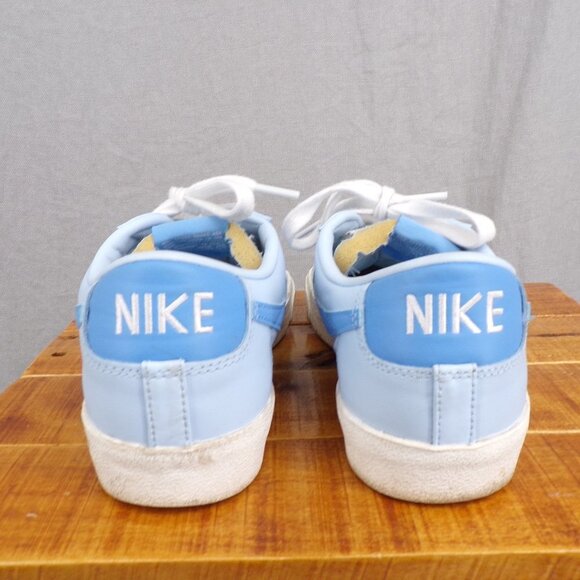 Nike Blazer Vintage Low '77 Size US 10.5 Men's Blue White FD0281-400 Sneakers - Picture 5 of 12